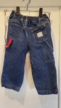 Vintage 90s Route 66 Kids Carpenter Dungaree Jeans, size 3